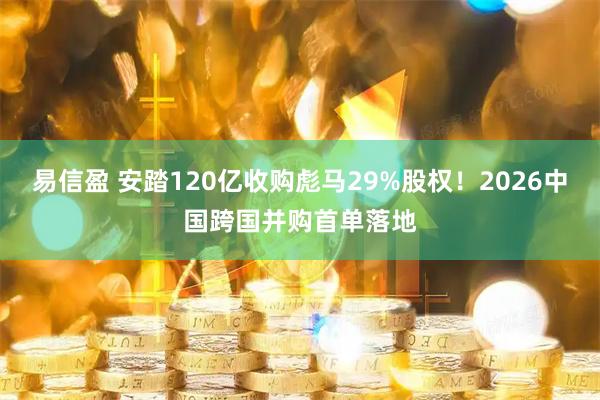 易信盈 安踏120亿收购彪马29%股权！2026中国跨国并购首单落地
